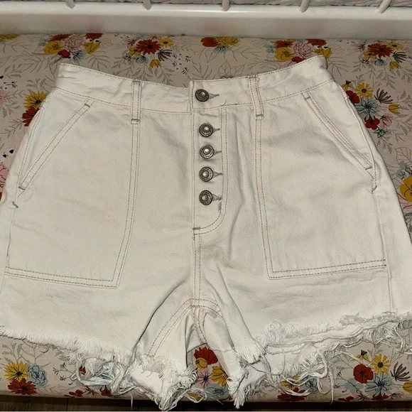 Free People Jean Shorts - Picture 3 of 5